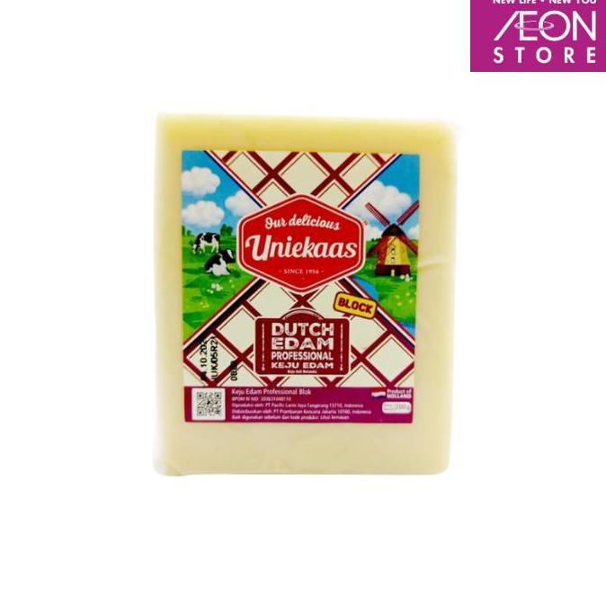 OKRAVIMAS - UNIEKAAS EDAM BLOCK 200GR KEJU BLOCK PROFESIONAL