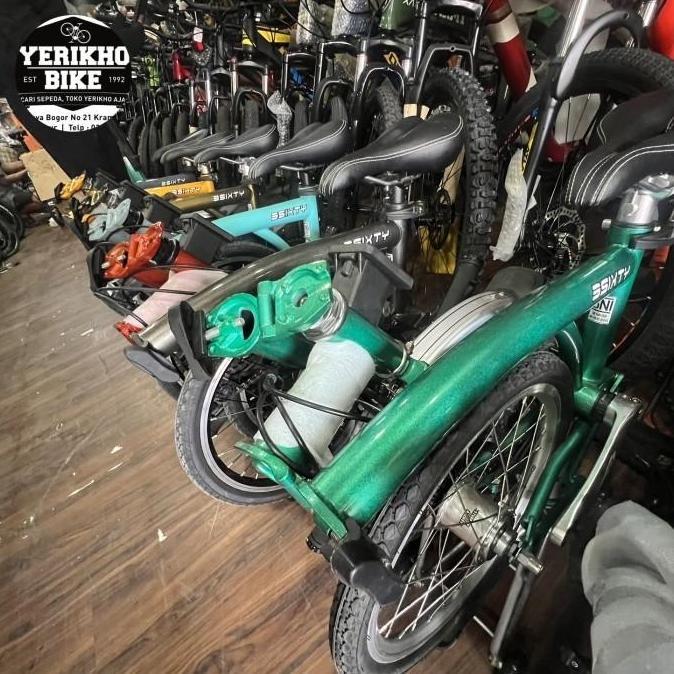 Promo Sepeda Lipat Folding Bike 16 3Sixty Midnight Black COD