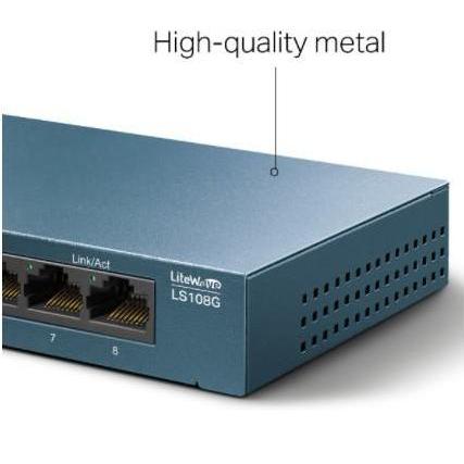 TERBARU - LS108G TP-LINK 8Port Gigabit Switch Hub Tplink 8 port steel METAL case
