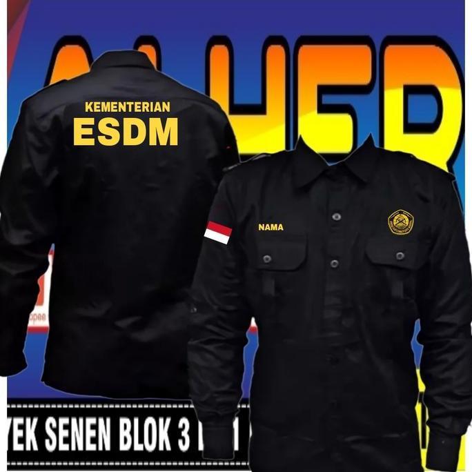 Kemeja kementerian ESDM baju kementerian ESDM kemeja ESDM baju ESDM murah