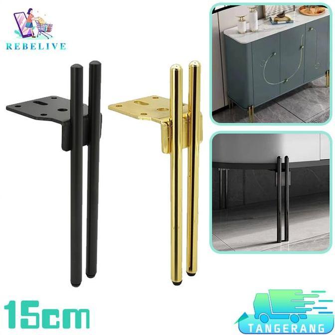 Kaki Sofa Gold 15cm Kaki Sofa Emas Gold Kaki Meja Kaki Kursi Sofa