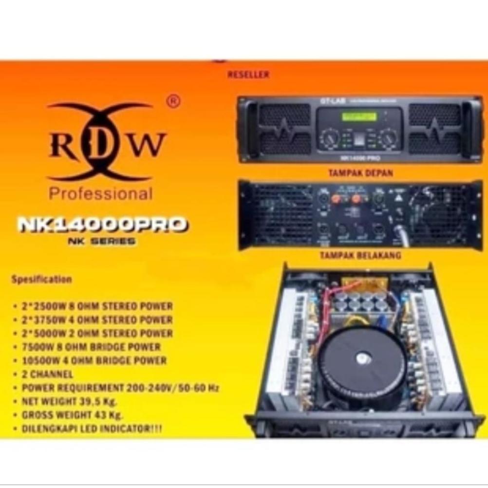 Power Amplifier GT Lab RDW NK 14000 Pro Original NK-14000 Pro