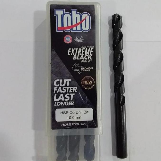Mata Bor Besi 10 mm TOHO / Mata Bor 10 mm HSS Cobalt Stainless