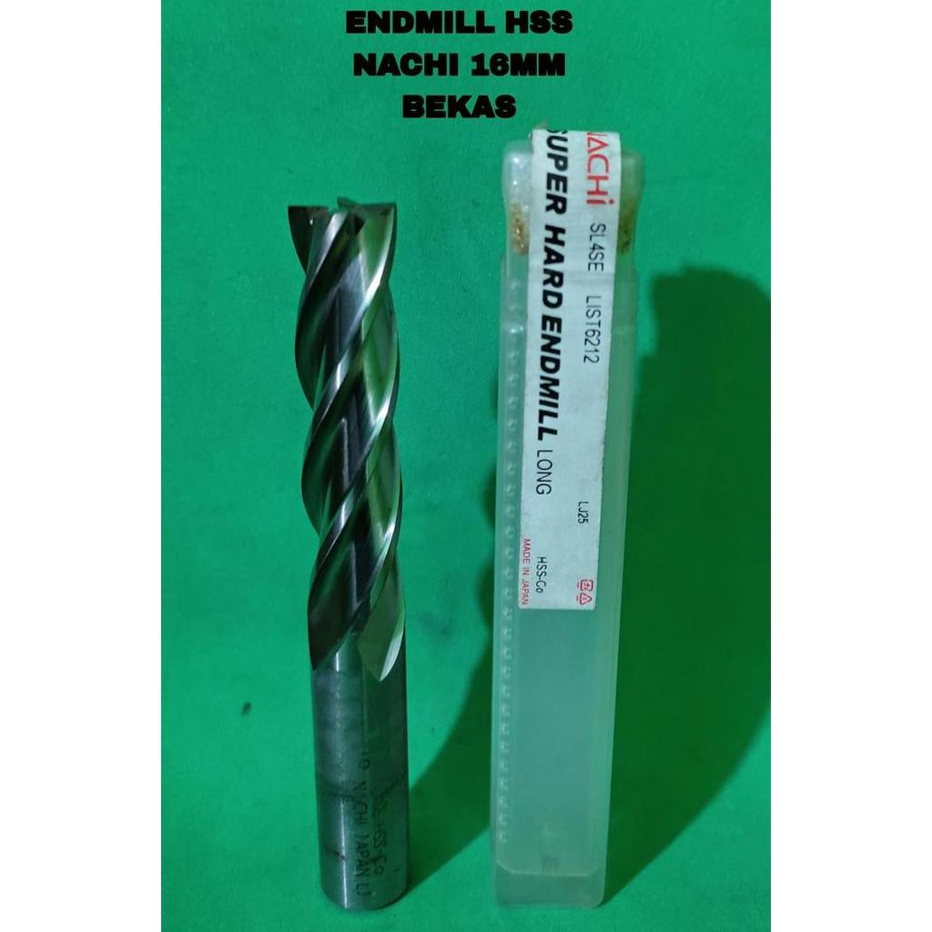 ENDMILL LONG HSS NACHI 16MM SL4 BEKAS - Available