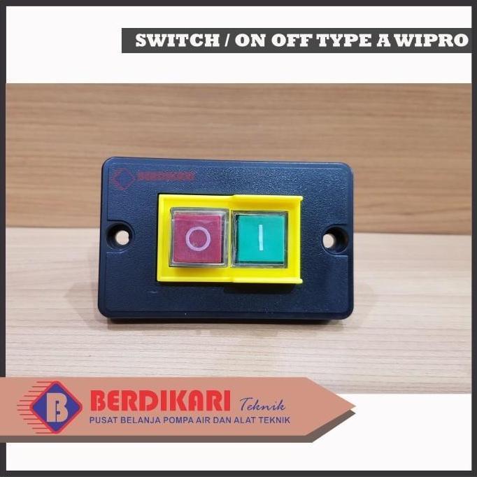 Switch saklar on off bor duduk band saw bubut kayu type A Cover Wipro - Available