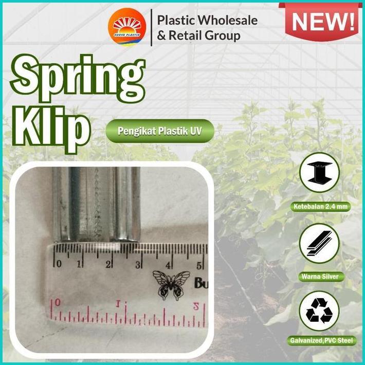 Penjepit Plastik Uv / Spring Klip Alat Pasang Plastik Uv Murah