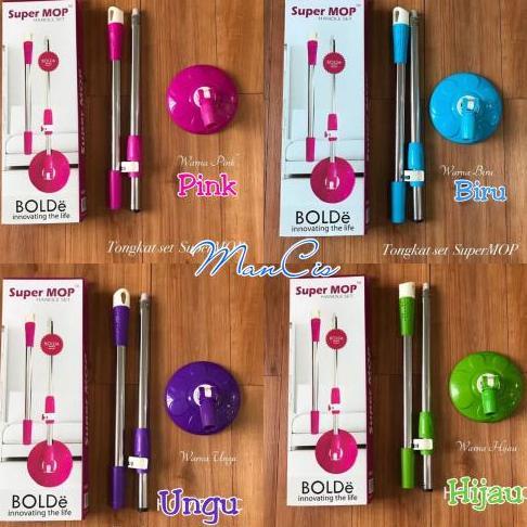 VIRALL TONGKAT PEL SUPERMOP BOLDE / HANDLE SET BOLDE / ALAT PEL ''