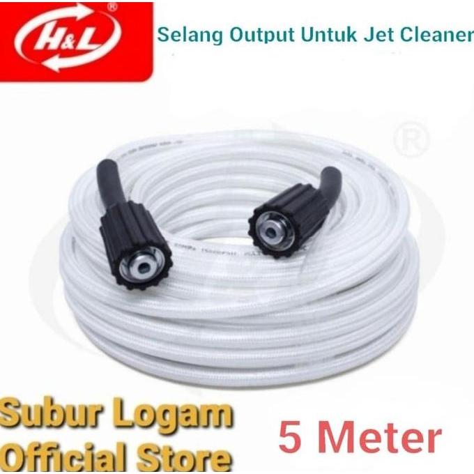 '' SELANG JET CLEANER 5 METER ALTERNATIF UNTUK REAIM 350BAR 350 BAR XHJ001 XHJ 001 REALM 5M ''