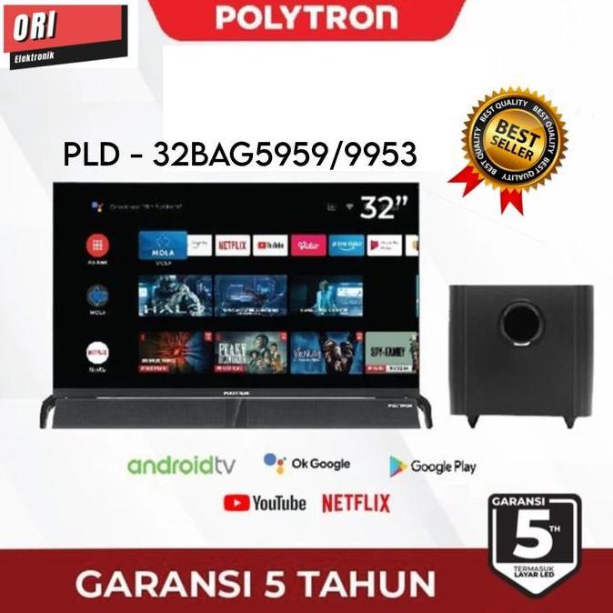 POLYTRON SMART CINEMAX LED TV 32" PLD-32BAG5959/PLD-32BAG9953
