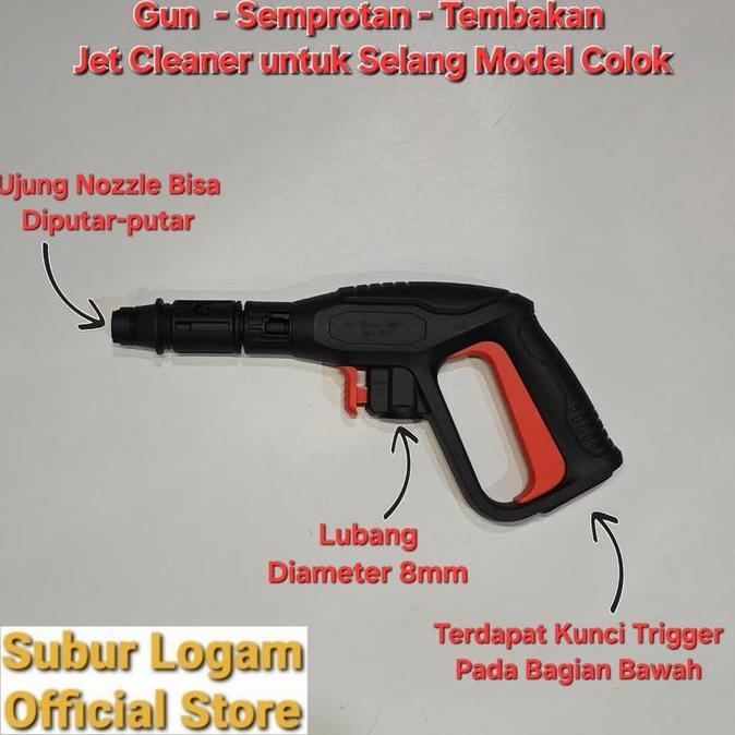 '' GUN STICK PENDEK SEMPROTAN TEMBAKAN JET CLEANER BINTER JET 70 ER APW *