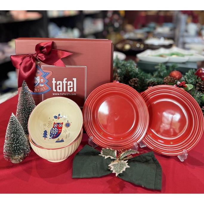 Hampers Piring Mangkok Christmas isi 4 MS