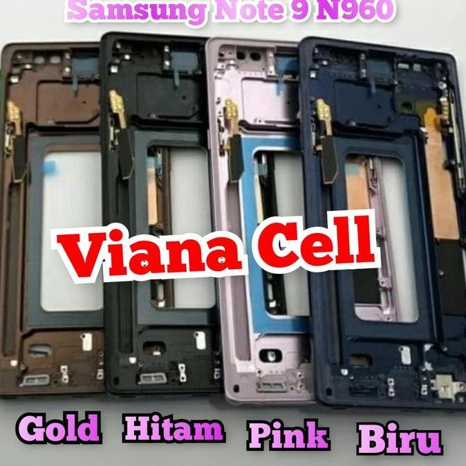 FRAME LCD BAZEL BASEL TULANG TENGAH DUDUKAN LCD Samsung NOTE 9 ORI