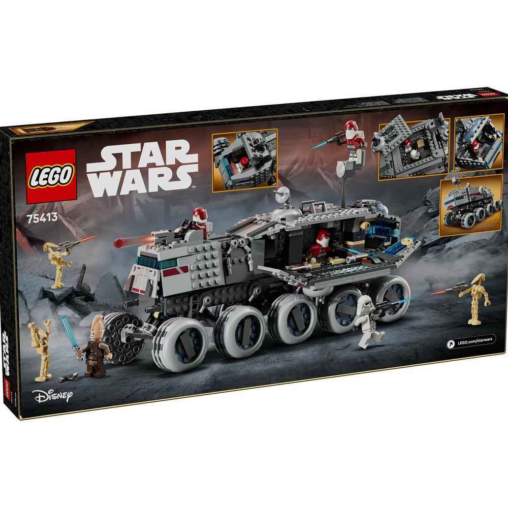 NEW STOCK  LEGO Star Wars  75413 Republic Juggernaut (813 Pieces) Star Wars Toys (9 Tahun+)