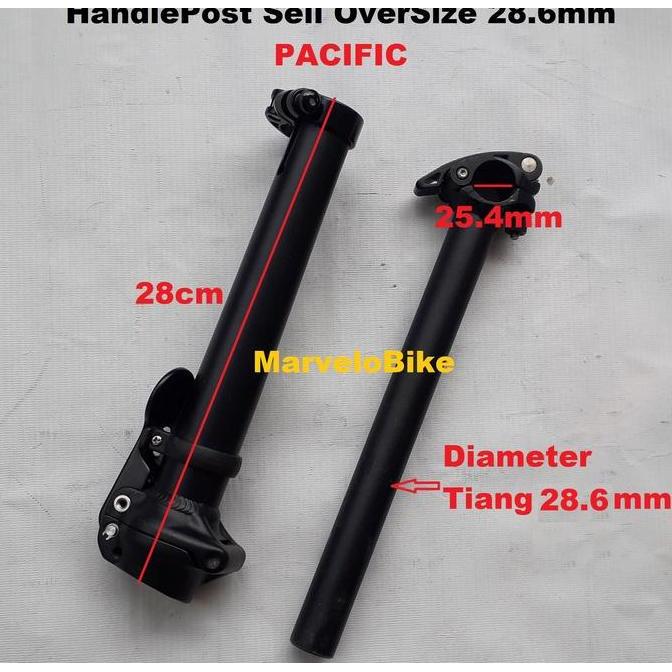 HandlePost Sepeda Lipat 16 20 inch OverSize 28.6mm Alloy PACIFIC
