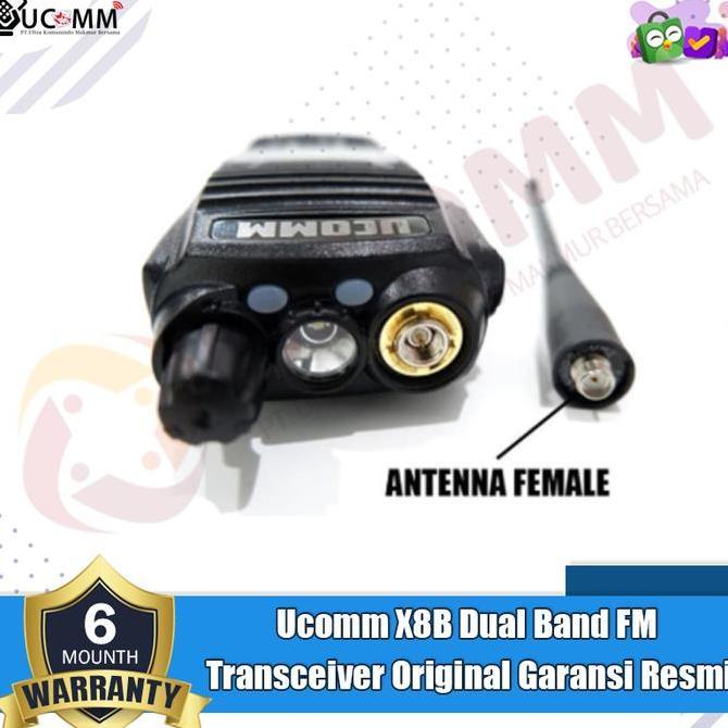 Sale Ucomm X8B X8 Ht Dualband Ht Baofeng Uv 82 Uv-82 Original Garansi Resmi