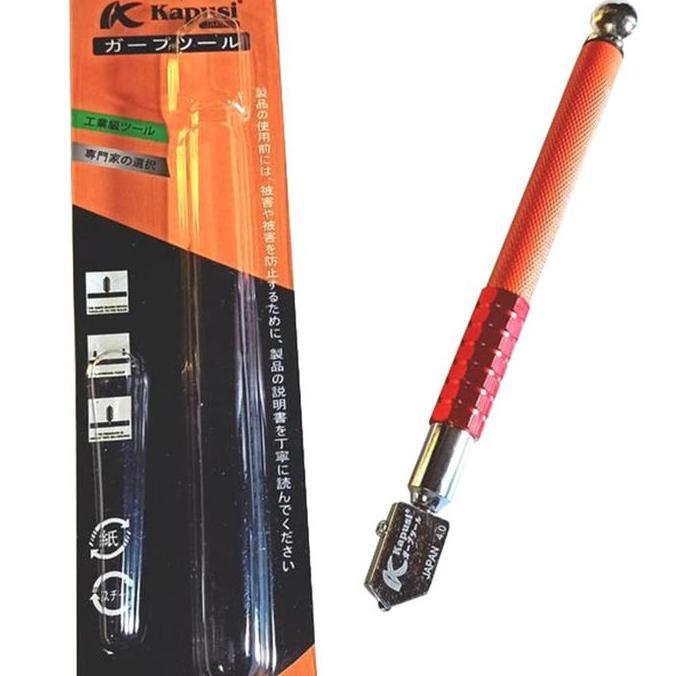 SU - Alat Potong Kaca Kapusi 40mm / Pisau Potong Kaca Manual Glass Cutter