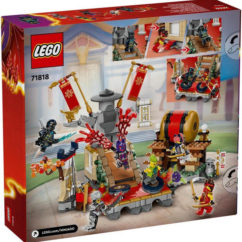 NEW STOCK  LEGO Ninjago 71818 Tournament Battle Arena (659 Pieces) Ninja Toys (7 Tahun+) Mainan Balo