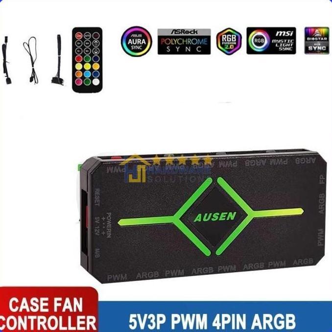 AVOCEAN Controller Kipas CPU 5V 3pin RGB with Remote Control - A340
