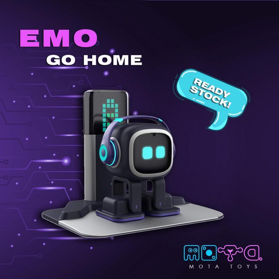 Emo Go Home A.I. Desktop Pet Interactive Smart Robot With Home Station