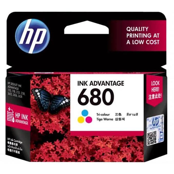 Tinta Printer HP 680 Black HP 680 Colour Original / Deskjet 2135 1115