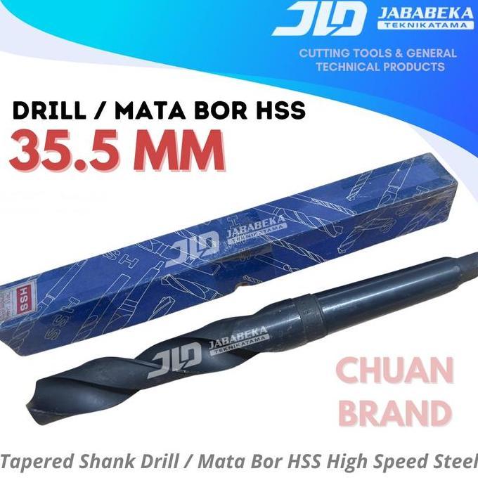 Mata Bor 35.5mm Mata Bor Cones 35.5 mm Taper Shank Drill / Mata Bor 35.5 mm HSS High Speed Steel