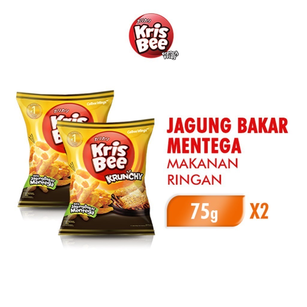 Krisbee Krunchy Jagung Bakar Mentega 75 gr x2