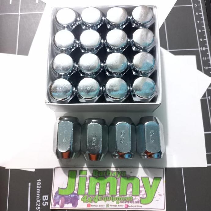 Baut Roda Katana Racing Mur Velg Jimny Chrome Suzuki Carry Futura Murah