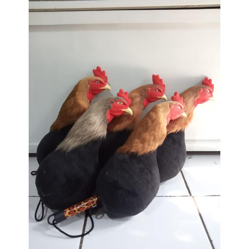 Boneka Ayam Setengah Badan Gagang