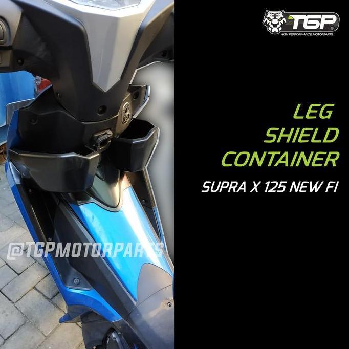 Leg shield container Honda Supra X 125 FI New aksesoris keranjang