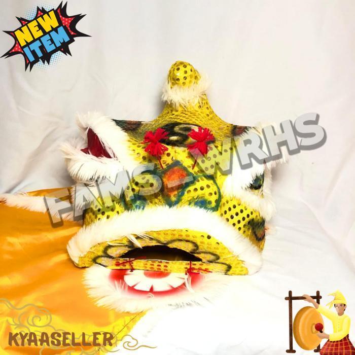 Barongsai Anak Dewasa Bahan Karton Tebal Kokoh Barongsai Kedip Br 1107