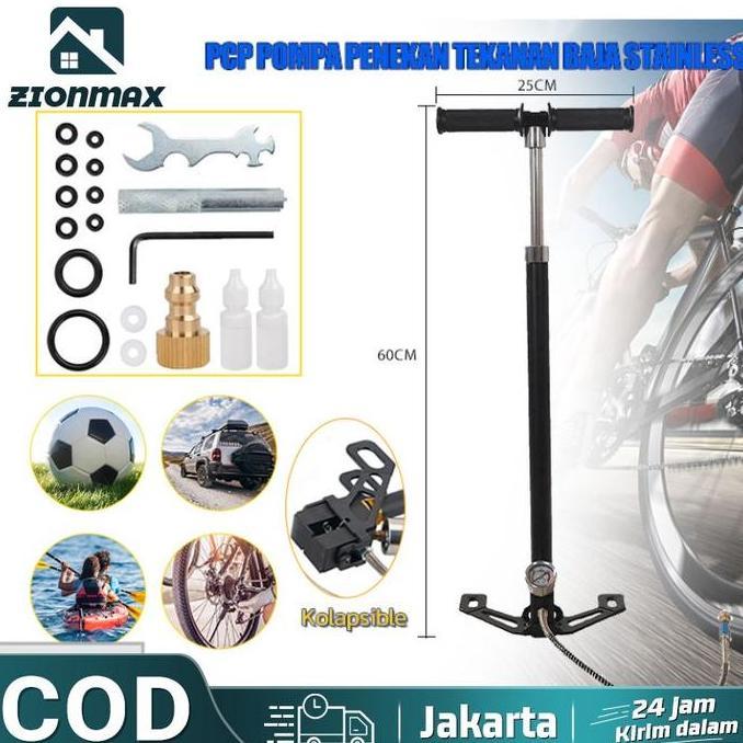 POMPA PCP  4 STAGE STAINLES STEEL MANOMETER 6000 PSI/POMPA PCP 6000 PSI PROMO/POMPA PCP MURAH/POMPA 