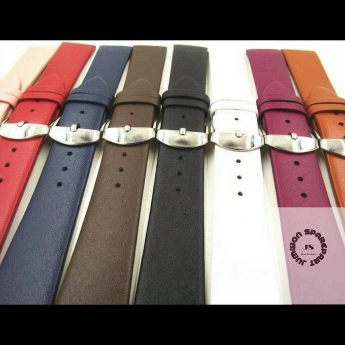 Tali Jam Kulit Stitchless Strap 16mm 18 mm 20mm murah