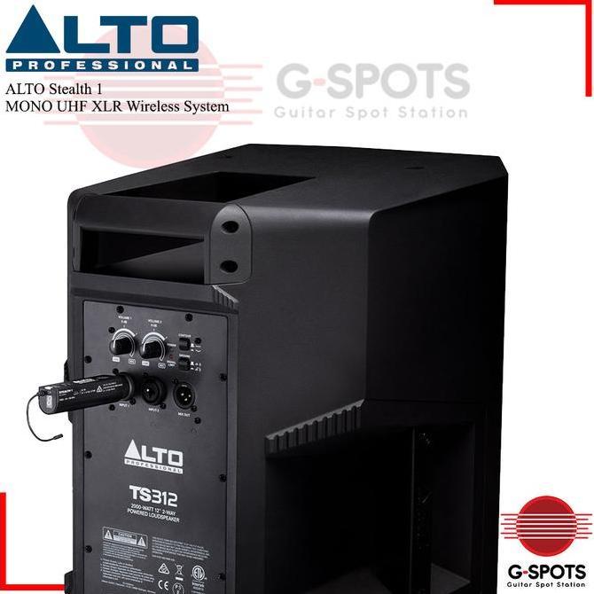 Alto Professional Stealth 1 Wireless System Mono Portable Wireless System with Transmitter and Recei
