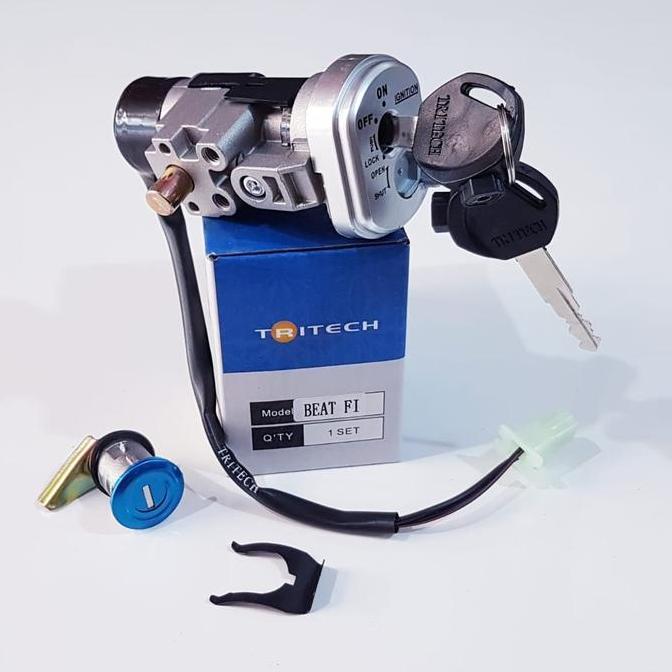 KUNCI KONTAK SET KUNCI JOK ORI TRITECH STANDAR MOTOR BEAT POP/BEAT ESP