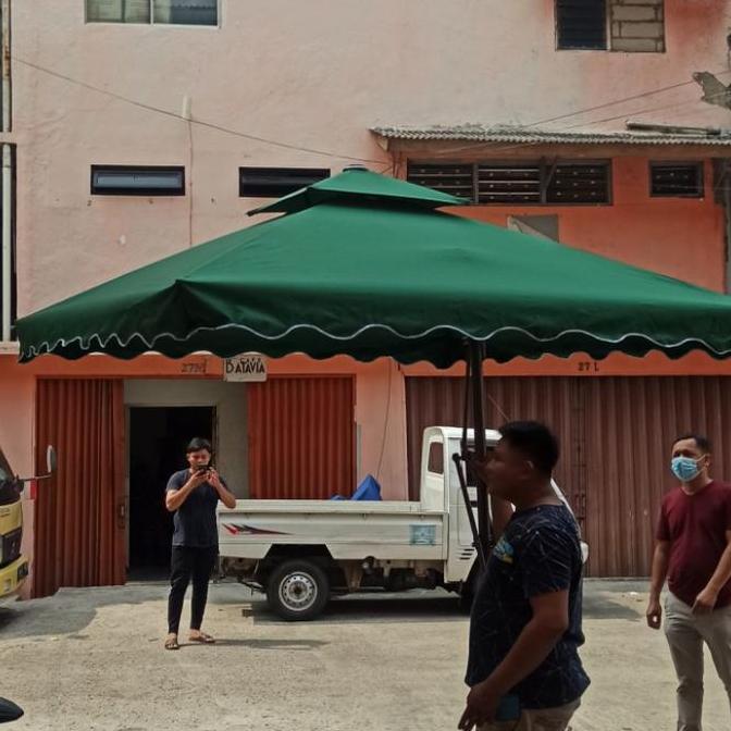 tenda payung gantung/payung taman,cafe,shower kotak diameter 300cm
