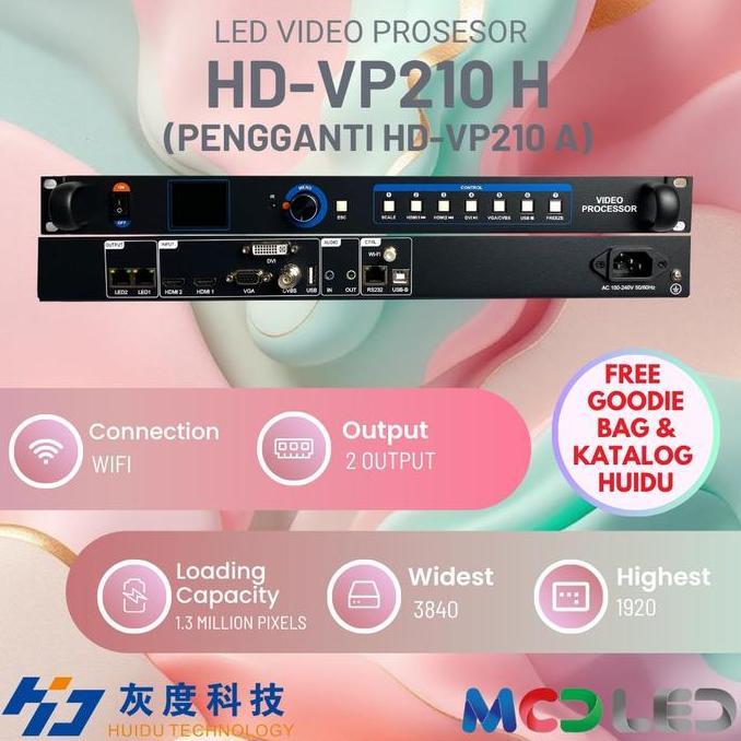HUIDU HD VP210H pengganti HD VP 210A HD VP210S pengganti HD VP210C SENDING CARD LED VIDEO PROCESSOR 