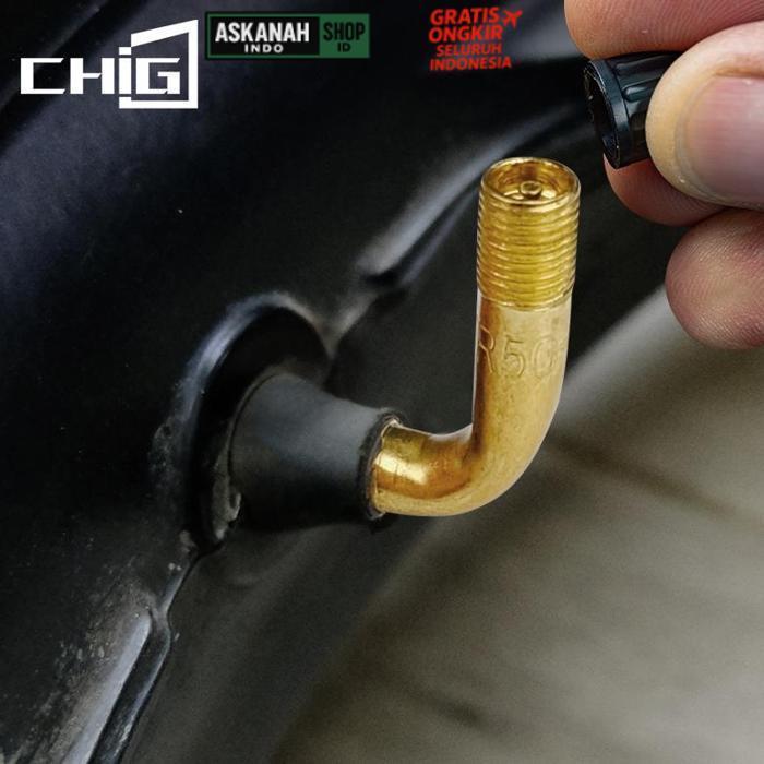 Diskon Pentil Ban Tubeless Motor Mobil Pentil Tubles Karet Dan Besi Lurus L Angle