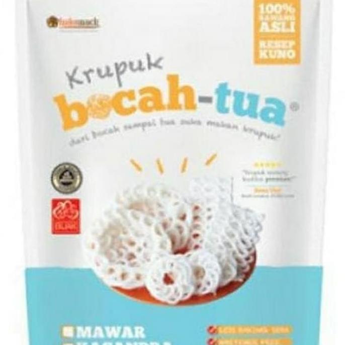 Ready krupuk putih bocah tua 500 g palembang kerupuk