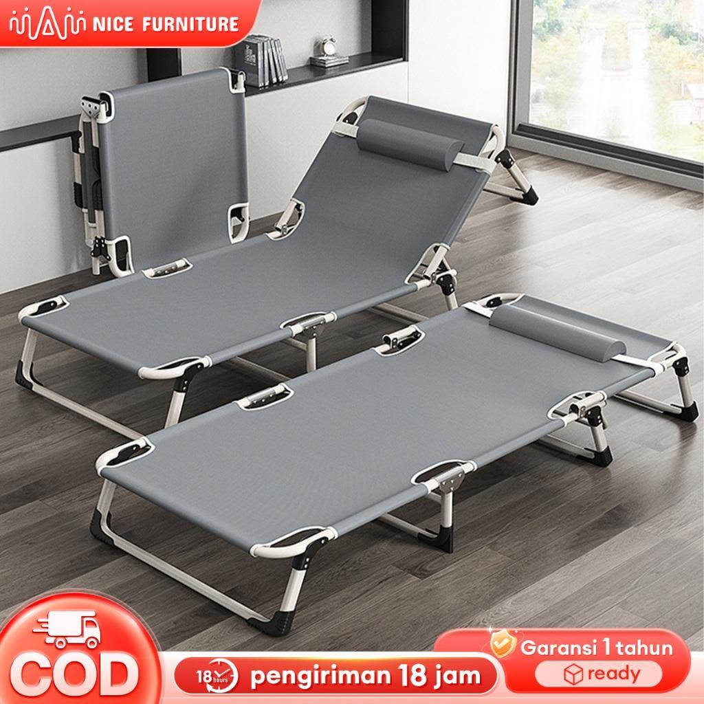 Folding Bed Kasur Portable Ranjang Lipat Folding Bed Sofa Santai Outdoor Indoor Bisa Dilipat