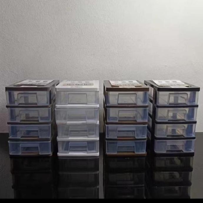 TANTOS 8211: LACI PLASTIK SERBAGUNA / KONTAINER MINI / RAK KOSMETIK (BAHAN TEBAL)