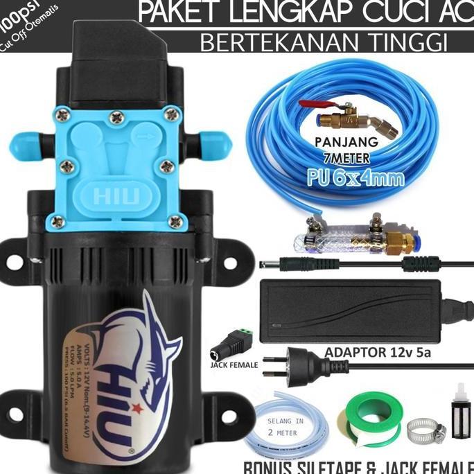 Mini Steam Cuci Ac Hiu Konektor Slip Lock 6Mm Nozzle Apolo Bengkok
