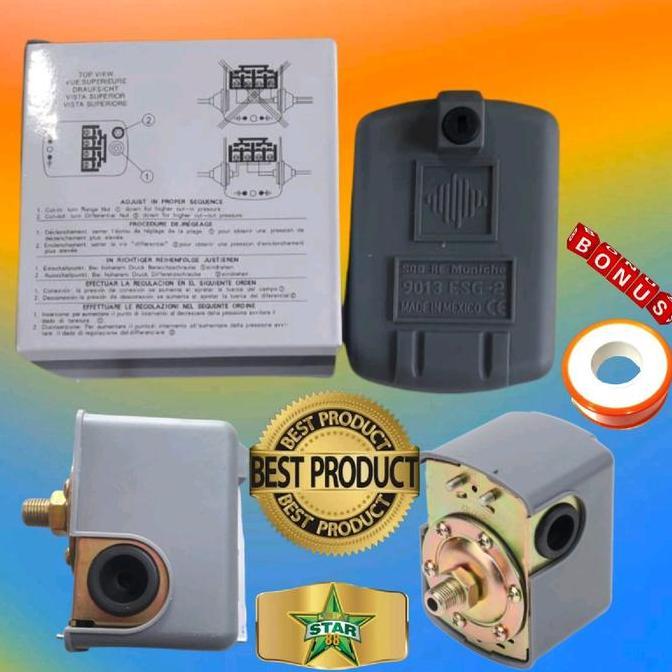 Otomatis Jet Pump Grundfos Jdb Jpd Jpa Basic Pressure Switch Square D Jd Basic 4 - 54 375 Watt (Mesi