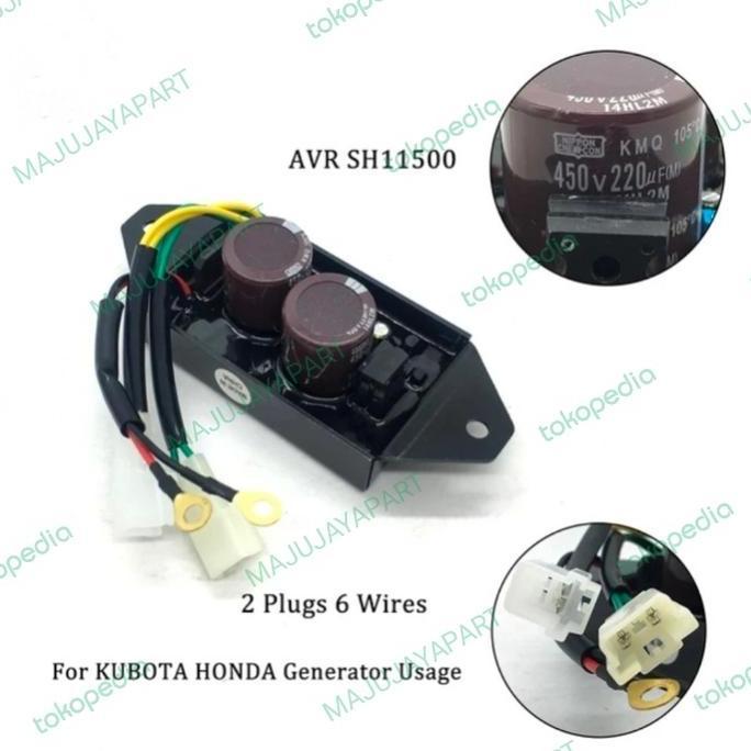 Avr Sht11500 Automatic Voltage Regulator Sawafuji Honda 1 Phase  Sale
