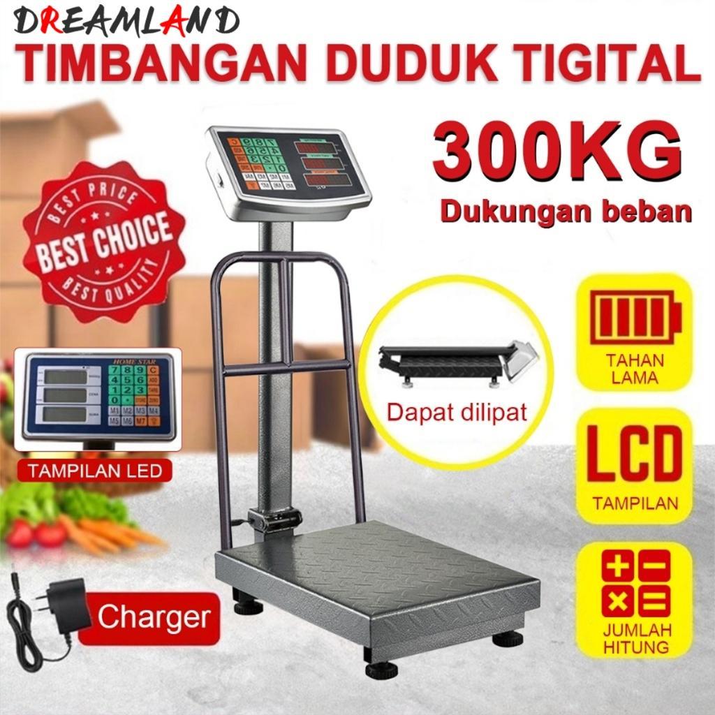 Timbangan Duduk Digital 300Kg / Timbangan Barang / Timbangan Lantai 300 Kg/Single Display Timbangan 