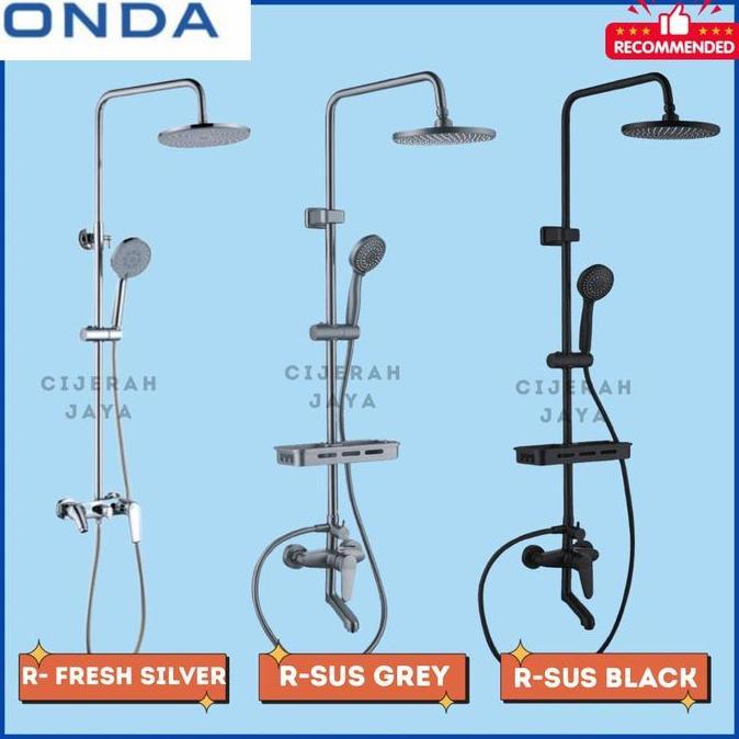 SHOWER COLOUMN SET ONDA R-FRES / SHOWER TIANG PANAS DINGIN ONDA PREMIUM / SHOWER COLOMN PANAS DINGIN