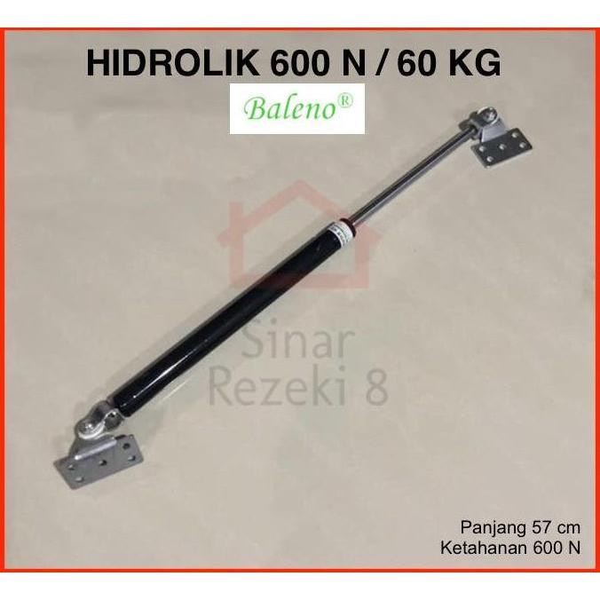 TERBARU - Hidrolik Gas Spring 600 N 60 Kg Pintu Kap Mobil Ranjang Lemari