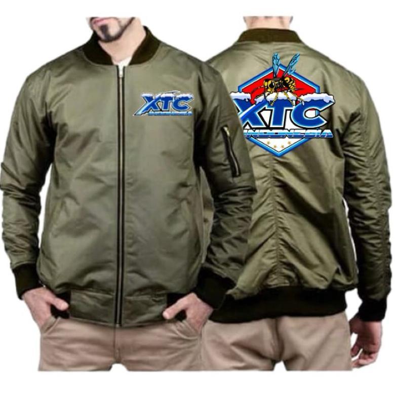 Jaket Bomber Resleting XTC Jaket Pria Maupun Wanita Jaket Premium COD Seluruh Indonesia