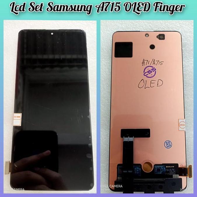 Lcd Set Samsung A71 A715 OLED Finger Lcd Fullset Samsung A715 OLED Finger
