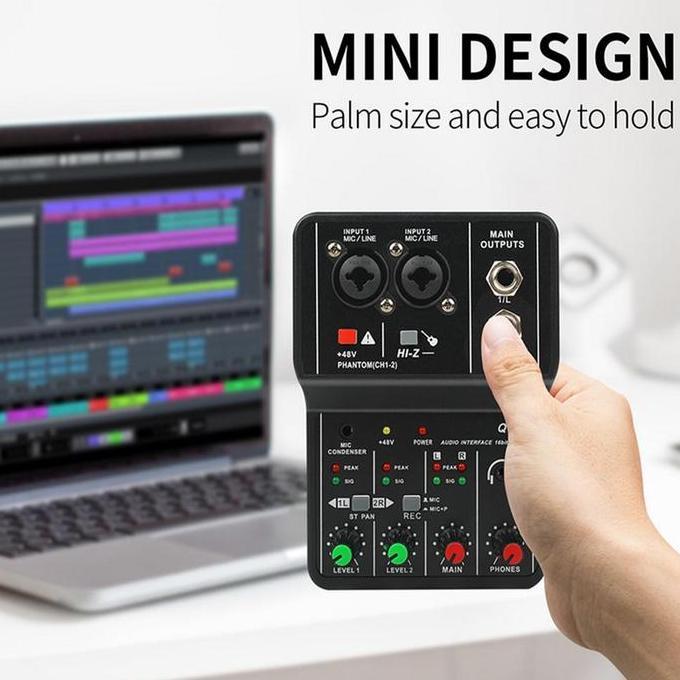 AUDIO INTERFACE SOUNDCARD TEYUN Q12, MULTITRACK, RECORDING, LIVE ORIGINAL DAN TERPERCAYA