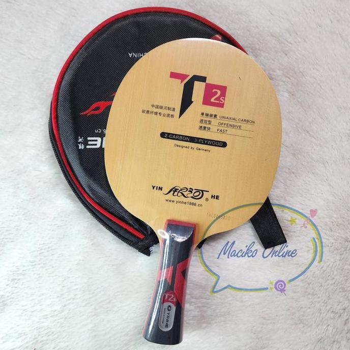 BEBAS ONGKIR - Yinhe T2 s~ Kayu Bet Pingpong Tenis Meja Yinhe T2s